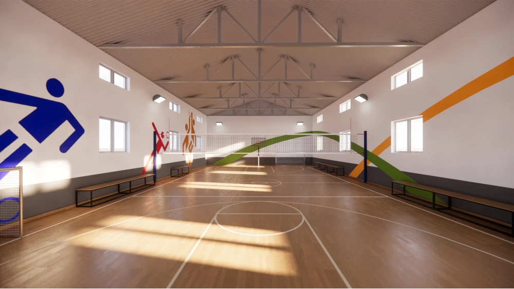 Reabilitare și modernizare Sala de sport - Vulcana-Pandele, jud. dâmbovița - 3